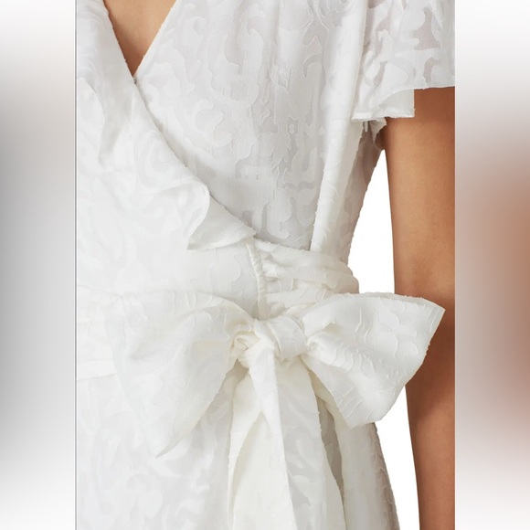 Tanya Taylor White Floral Bianka Silk Dress 6 RTR - Picture 5 of 14